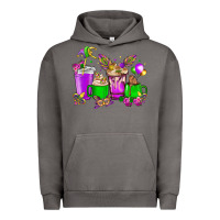 Pigment Tornado Mardi Gras coffee cups Urban Hoodie - NancyCooperArtShop