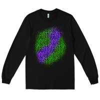 Black halloween leopard patch 3 Long Sleeve Tee - BundleAndBundleShop