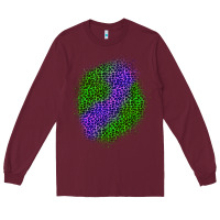 Burgundy halloween leopard patch 3 Long Sleeve Tee - BundleAndBundleShop