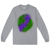 Heather Grey halloween leopard patch 3 Long Sleeve Tee - BundleAndBundleShop