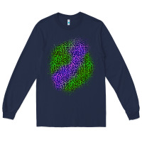 Navy halloween leopard patch 3 Long Sleeve Tee - BundleAndBundleShop