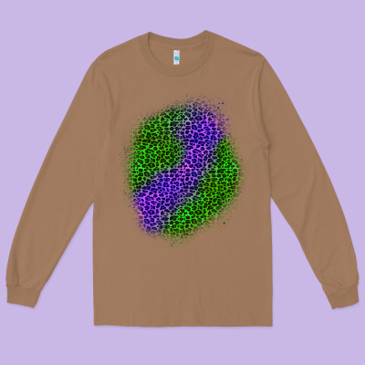 Halloween Leopard Patch 3 Long Sleeve Tee Designed By Bundleandbundleshop
