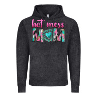 Vintage Black hot mess mom Vintage Hoodie - texasbilliewilder