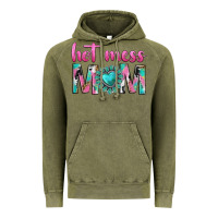 Vintage Olive hot mess mom Vintage Hoodie - texasbilliewilder