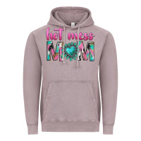 Hot Mess Mom Vintage Hoodie | Teevron