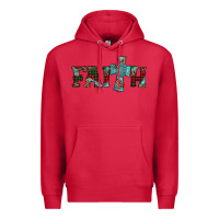 Cardinal faith christmas cross Premium Hoodie - AdoDesignShop