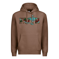 Chestnut faith christmas cross Premium Hoodie - AdoDesignShop