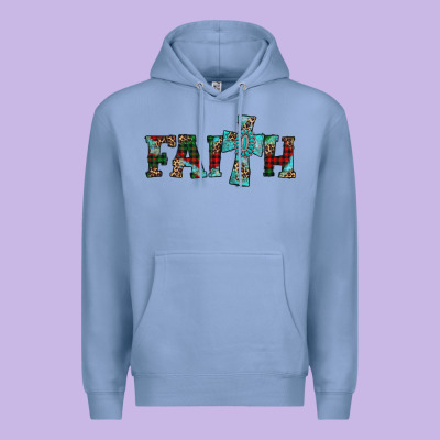 Faith Christmas Cross Premium Hoodie Designed By Adodesignshop