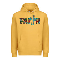 Mustard faith christmas cross Premium Hoodie - AdoDesignShop
