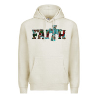 Oatmeal Heather faith christmas cross Premium Hoodie - AdoDesignShop