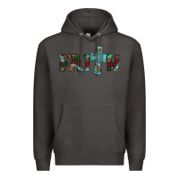 Smoke faith christmas cross Premium Hoodie - AdoDesignShop