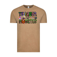 Vintage Coffee teacher of monster Vintage Tee - CowhideDigitalArt