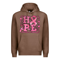 Chestnut Western Hope Breast Cancer Awareness Ribbon Premium Hoodie - LillyAllenDesigns