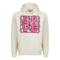Oatmeal Heather Western Hope Breast Cancer Awareness Ribbon Premium Hoodie - LillyAllenDesigns
