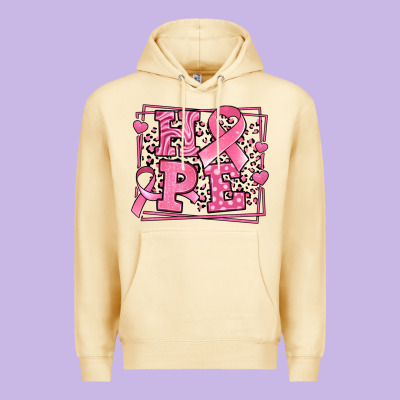 Western Hope Breast Cancer Awareness Ribbon Premium Hoodie Designed By Lillyallendesigns