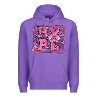Purple Western Hope Breast Cancer Awareness Ribbon Premium Hoodie - LillyAllenDesigns