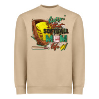 Mushroom livin' that softball mom life Heavyweight Sweatshirt - Zillion Design Studio
