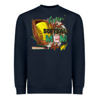 Navy livin' that softball mom life Heavyweight Sweatshirt - Zillion Design Studio