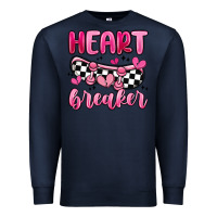 Navy heart breaker Premium Sweatshirt - MaliasSmallBusiness