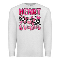 Oatmeal Heather heart breaker Premium Sweatshirt - MaliasSmallBusiness