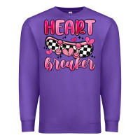 Purple heart breaker Premium Sweatshirt - MaliasSmallBusiness