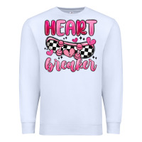 White heart breaker Premium Sweatshirt - MaliasSmallBusiness