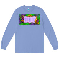 Colony Blue custom halloween lightning bolt license plate Long Sleeve Tee - BundleAndBundleShop