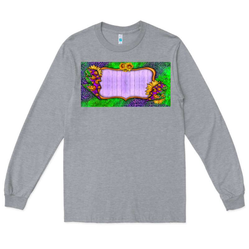 Custom Halloween Lightning Bolt License Plate Long Sleeve Tee by BundleAndBundleShop | Teevron
