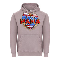 Vintage Zinc American mama heart Vintage Hoodie - Zillion Design Studio