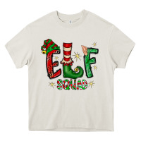 Cream Elf Squad Heavy Core Tee - CowhideDigitalArt