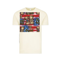 Vintage Arctic proud veteran seamless pattern Vintage Tee - HRA Design Shop