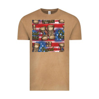 Vintage Camel proud veteran seamless pattern Vintage Tee - HRA Design Shop