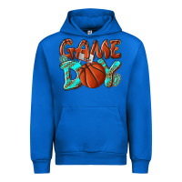 Cobalt Game day leopard basketball Urban Hoodie - NancyCooperArtShop