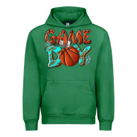 Emerald Game day leopard basketball Urban Hoodie - NancyCooperArtShop