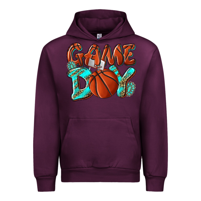 Game Day Leopard Basketball Urban Hoodie by NancyCooperArtShop | Teevron