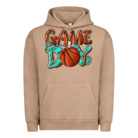 Pigment Burro Game day leopard basketball Urban Hoodie - NancyCooperArtShop