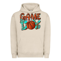 Pigment French Oak Game day leopard basketball Urban Hoodie - NancyCooperArtShop