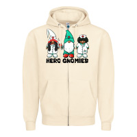 Sandshell hero gnomies african american nurse gnomies medical gnomies Zipper Hoodie - BarkalooDesign