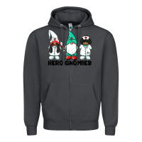 Smoke hero gnomies african american nurse gnomies medical gnomies Zipper Hoodie - BarkalooDesign