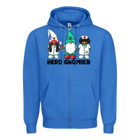 True Royal hero gnomies african american nurse gnomies medical gnomies Zipper Hoodie - BarkalooDesign