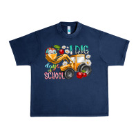 Navy i dig 100 days of school Urban Heavy Tee - RacoonDesign