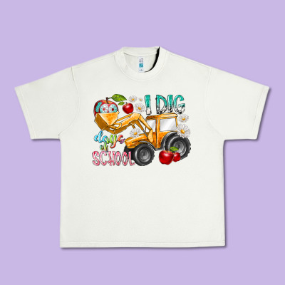 I Dig 100 Days Of School Urban Heavy Tee Designed By Racoondesign