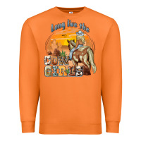 Carrot long live the cowgirls Premium Sweatshirt - NancyCooperArtShop