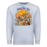 Heather Grey long live the cowgirls Premium Sweatshirt - NancyCooperArtShop
