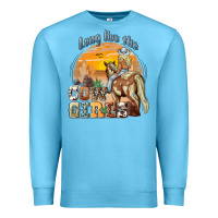 Ocean Blue long live the cowgirls Premium Sweatshirt - NancyCooperArtShop
