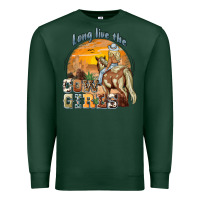 Sports Green long live the cowgirls Premium Sweatshirt - NancyCooperArtShop