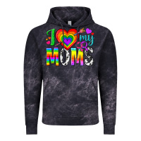 Cloud Black i love my moms Vintage Hoodie - texasbilliewilder