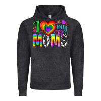 Vintage Black i love my moms Vintage Hoodie - texasbilliewilder