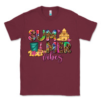 Burgundy summer vibes Classic Tee - AdoDesignShop
