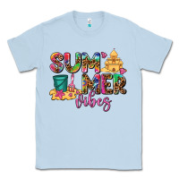 Dusty Blue summer vibes Classic Tee - AdoDesignShop